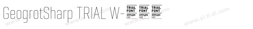 GeogrotSharp TRIAL W字体转换